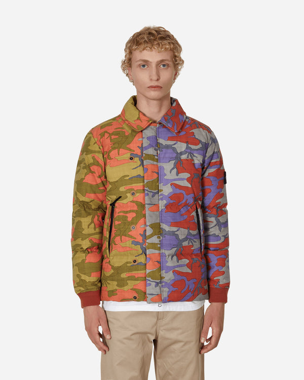 Stone Island Heritage Camo Ripstop Nylon Down Jacket Multicolor