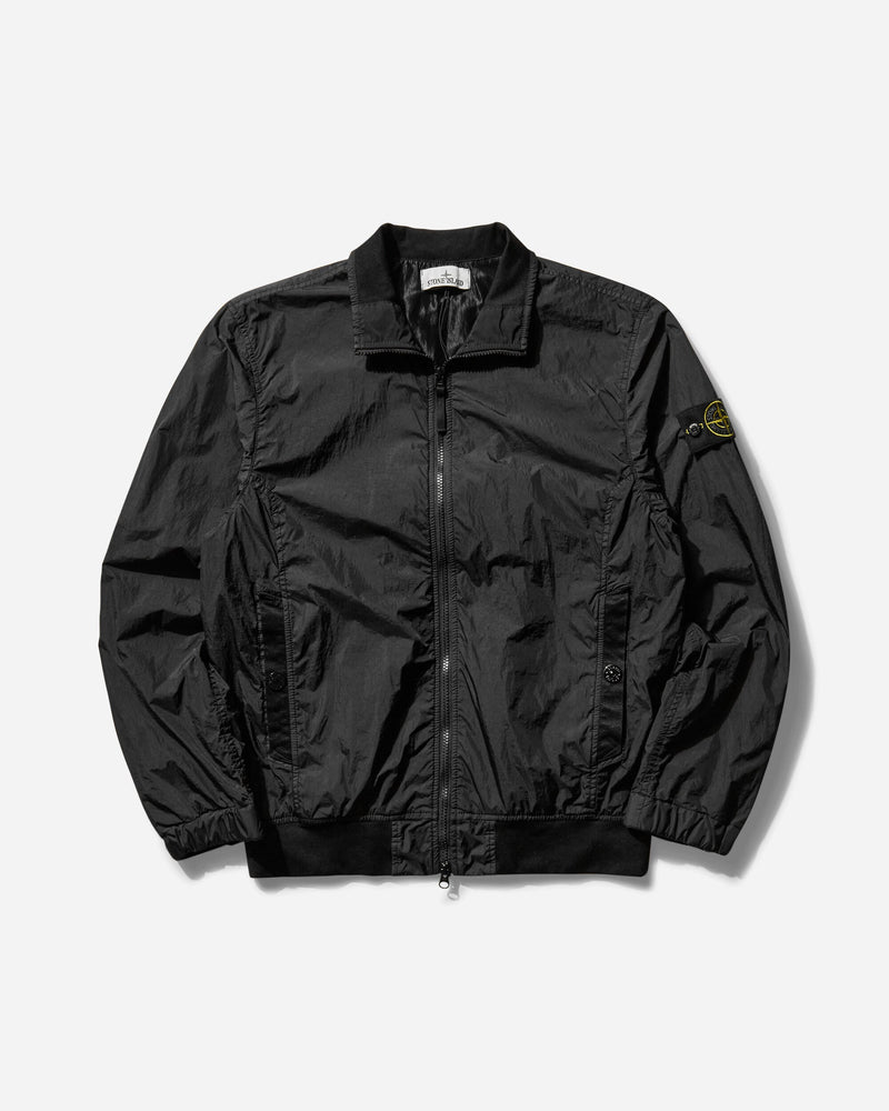 Stone Island Men s Garment Dyed Crinkle Reps R-NY Jacket Black