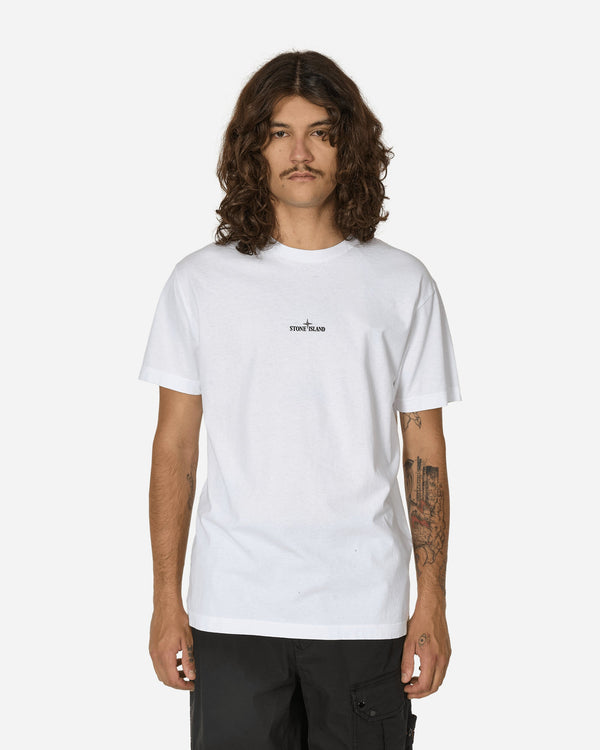 Stone Island Stamp One Print T-Shirt White