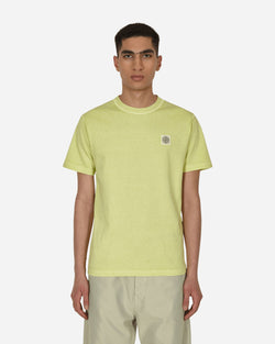 Stone Island FISSATO Treatment Logo T-Shirt Yellow