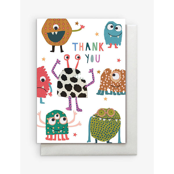 Stop The Clock Thank you greetings card pack of eight