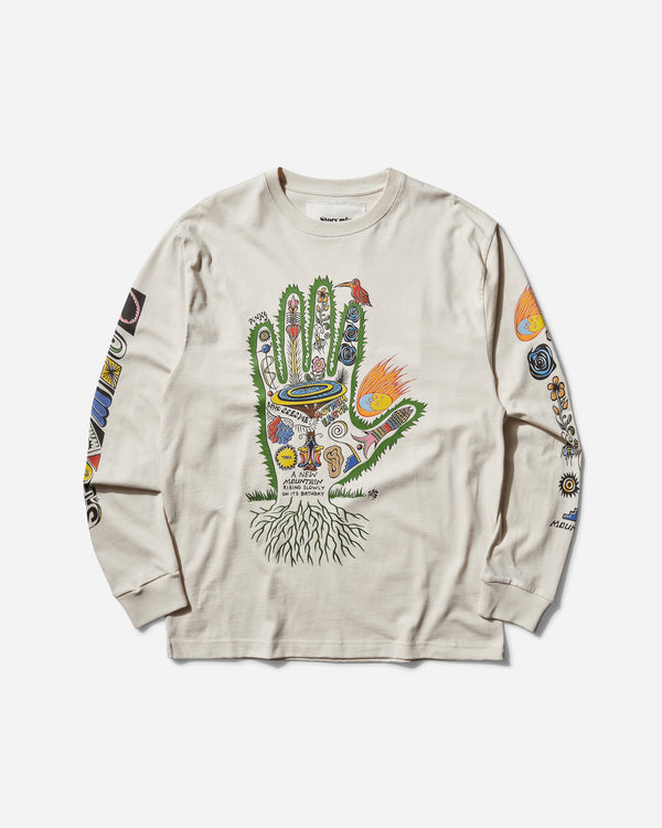 Story mfg. Men s Grateful Longsleeve T-Shirt White