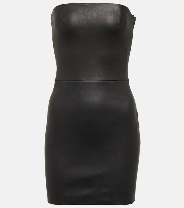 Stouls Amina leather minidress | LYBSTORE