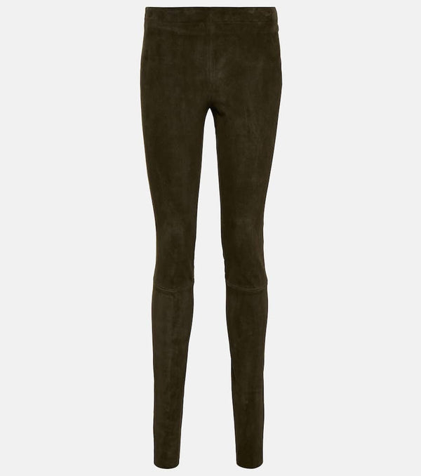 Stouls Carolyn high-rise suede leggings