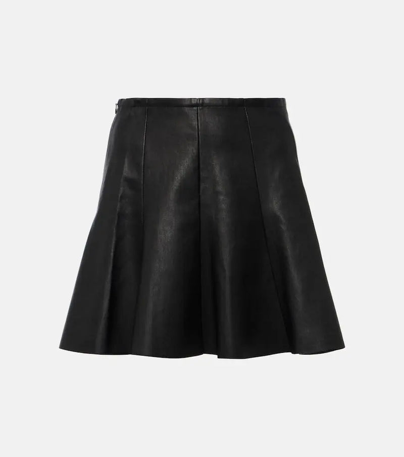 Stouls Mila leather miniskirt | LYBSTORE