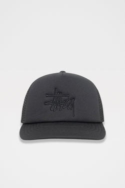 Stussy Big Basic Trucker Cap Shadow Black