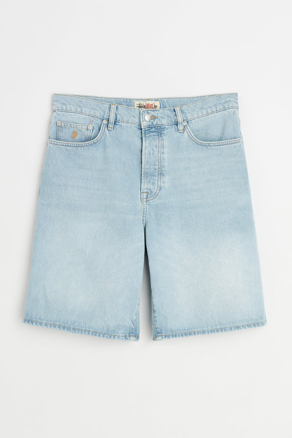 Stussy Big Ol Shorts Denim Light Wash