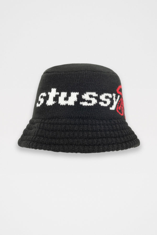 Stussy Bucket Stussy Sport Knit Black