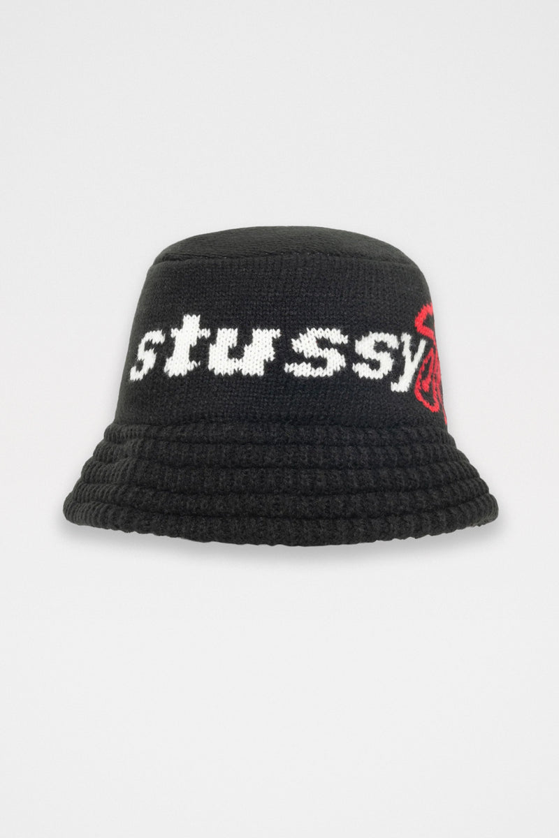 Stussy Bucket Stussy Sport Knit Black