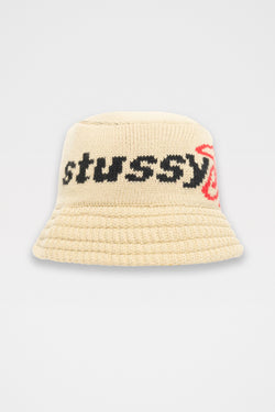 Stussy Bucket Stussy Sport Knit Khaki