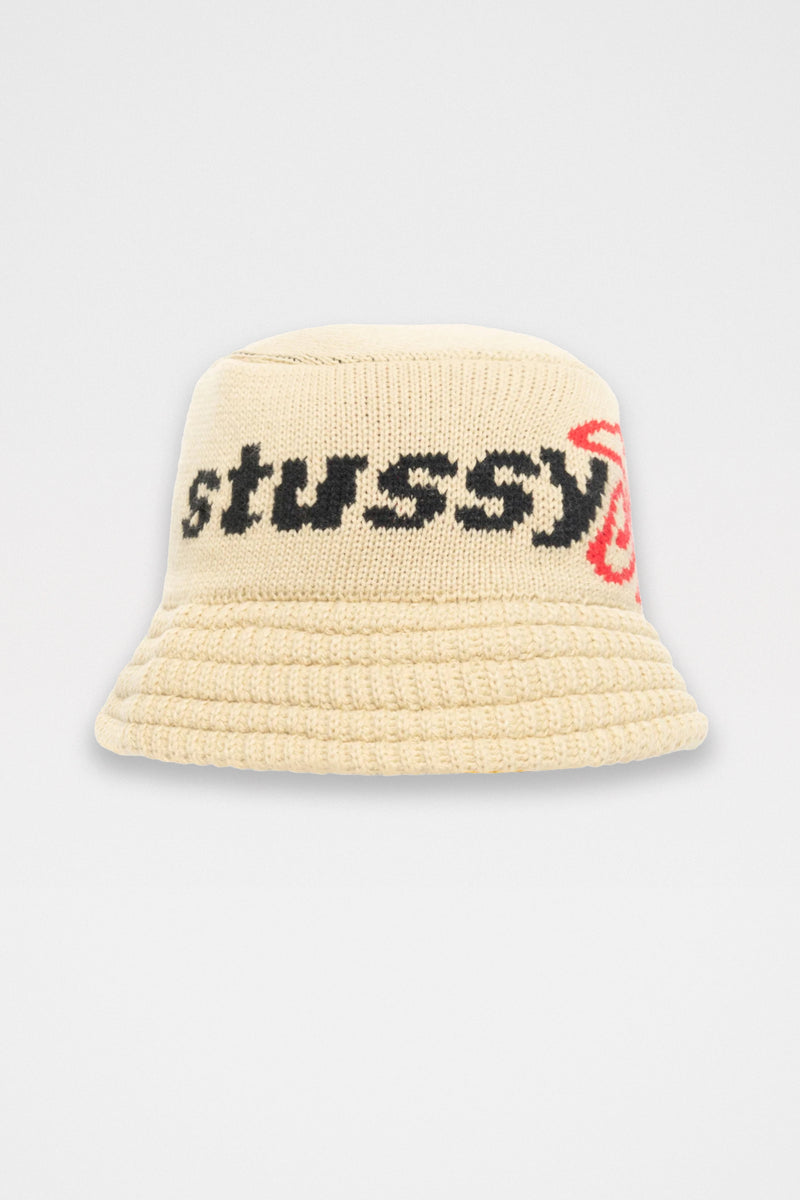 Stussy Bucket Stussy Sport Knit Khaki