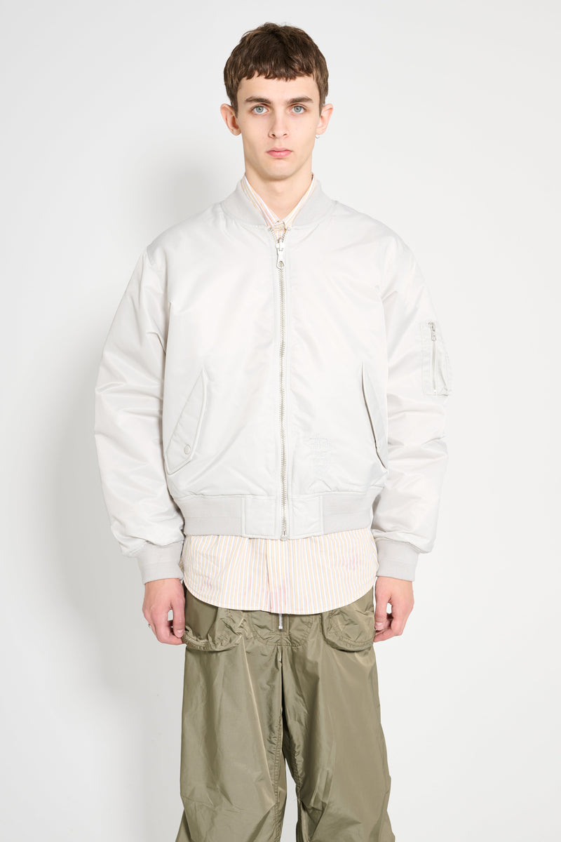 Stussy Built Bomber Jacket Grey