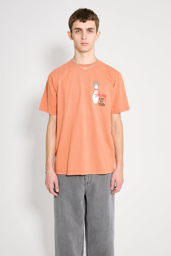 Stussy Kingpin Pigment Dyed Tee Rust