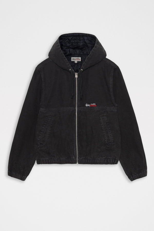 Stussy Work Jacket Insulated Canvas Black