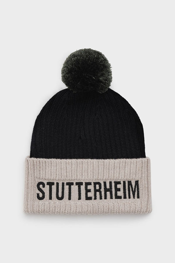 Stutterheim April Beanie Light Sand/Black | Stutterheim