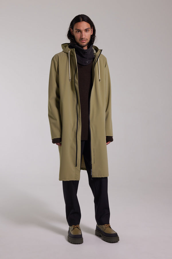 Stutterheim Camden Lightweight Matte Parka Aloe | Stutterheim