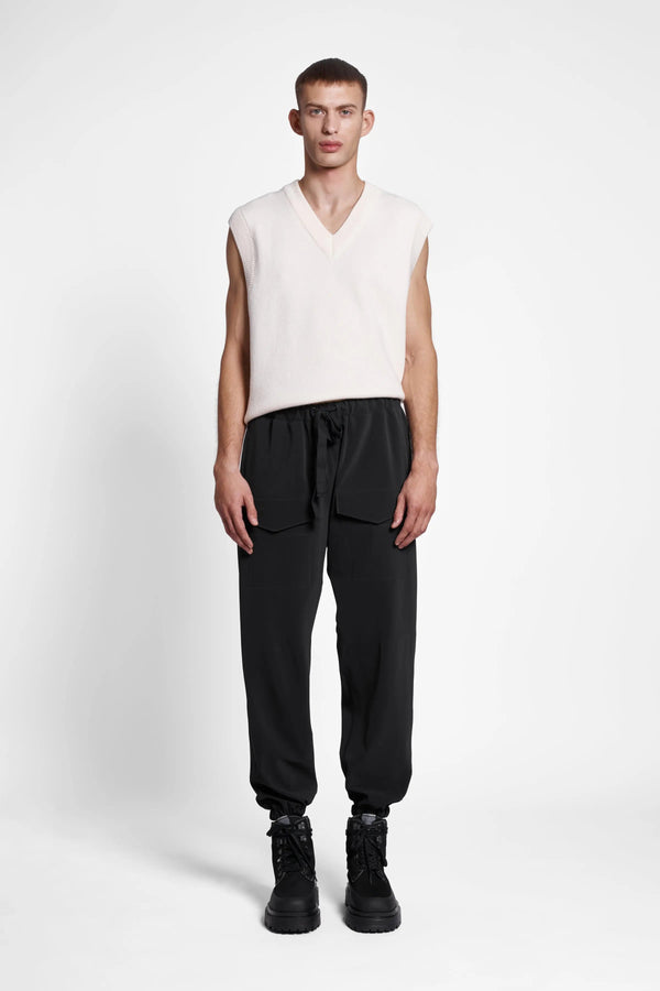 Stutterheim Dala Matte Trousers Black | LYBSTORE