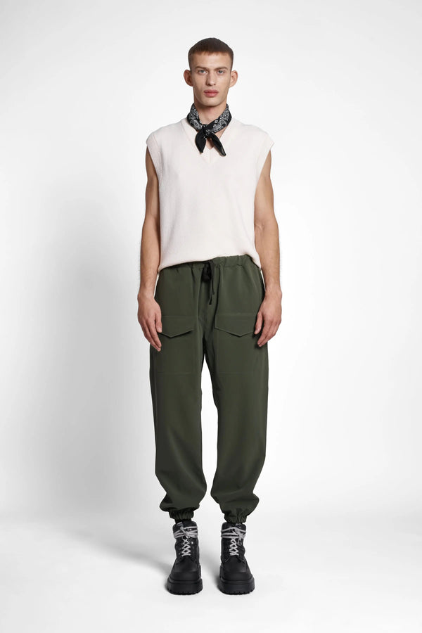 Stutterheim Dala Matte Trousers Green | LYBSTORE