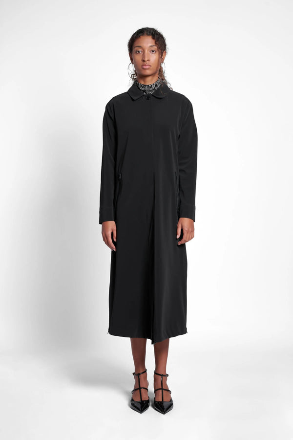 Stutterheim Hornstull Matte Long Raincoat Black | LYBSTORE