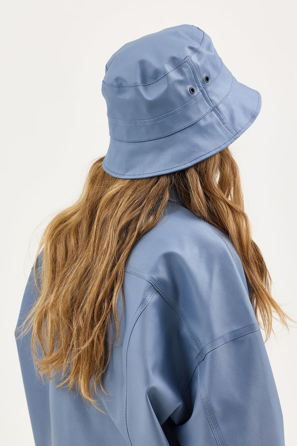 Stutterheim Lee x STUTTERHEIM Bucket Hat Ash Blue | Stutterheim