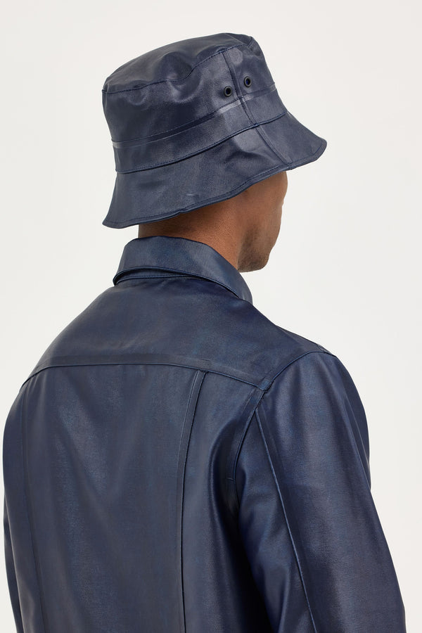 Stutterheim Lee x STUTTERHEIM Bucket Hat Aviator Navy | Stutterheim