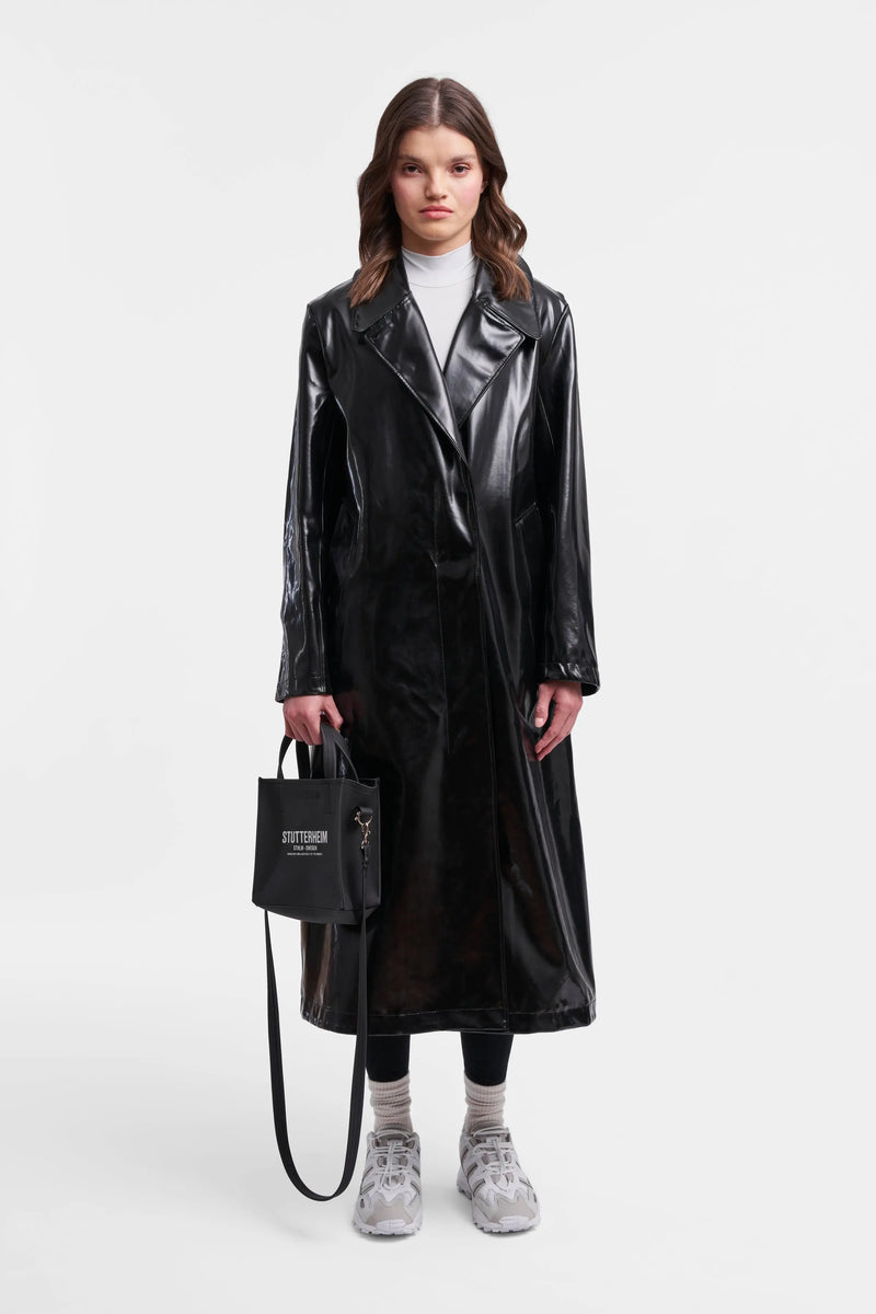 Stutterheim Mayfair Opal Trench Coat Black