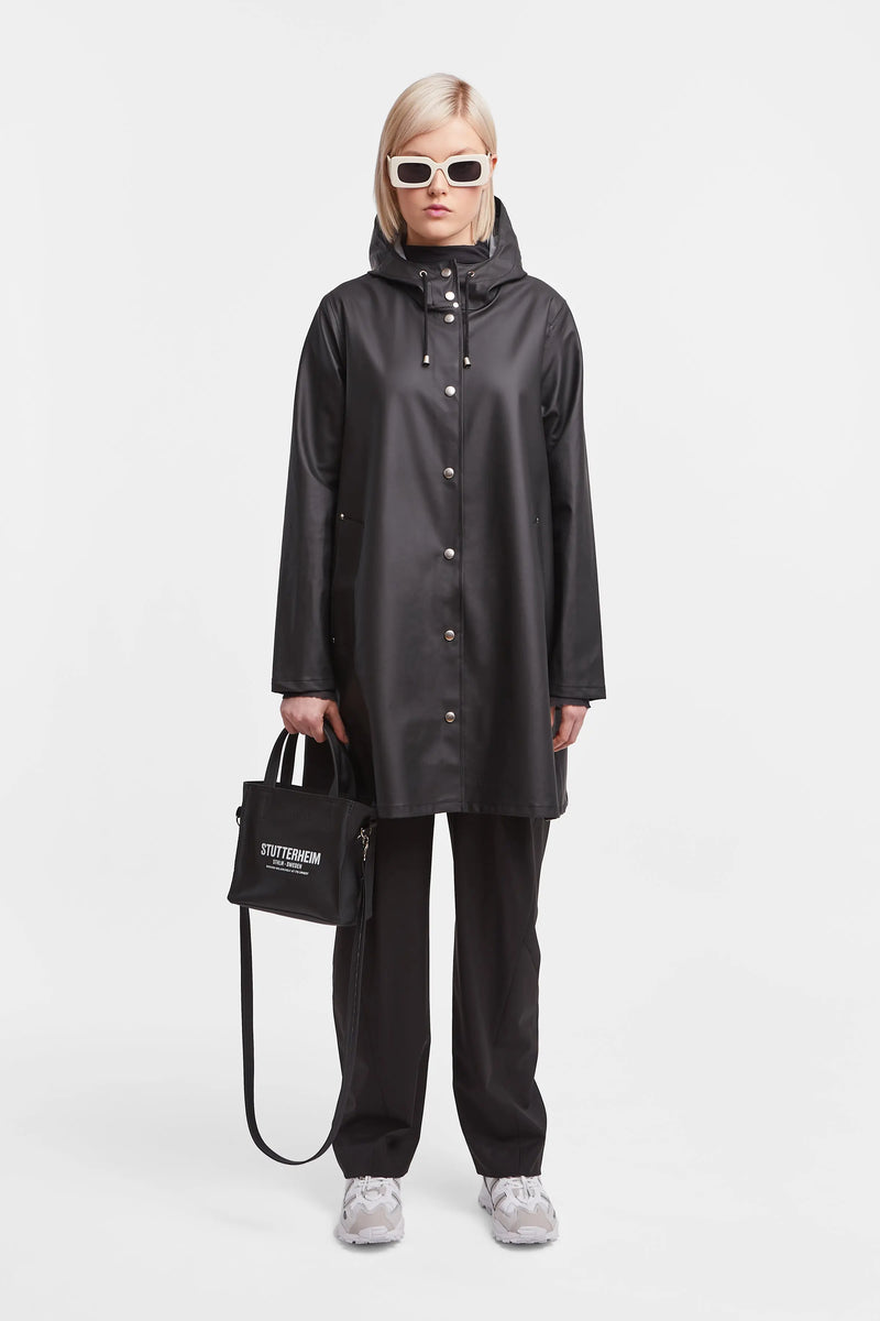 Stutterheim Mosebacke Lightweight Raincoat Black