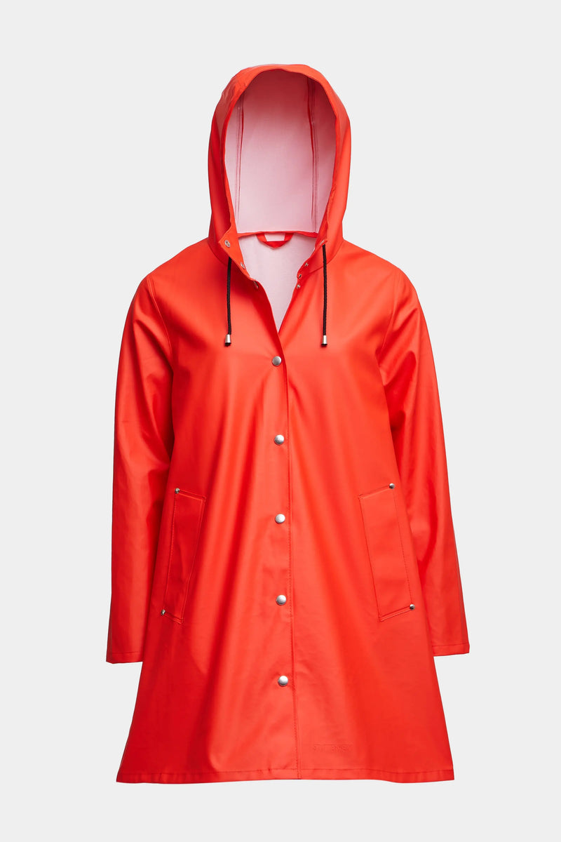 Stutterheim Mosebacke Lightweight Raincoat Fade Red