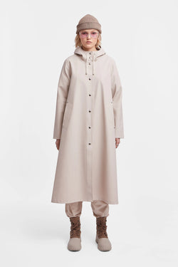 Stutterheim Mosebacke Long Raincoat Light Sand