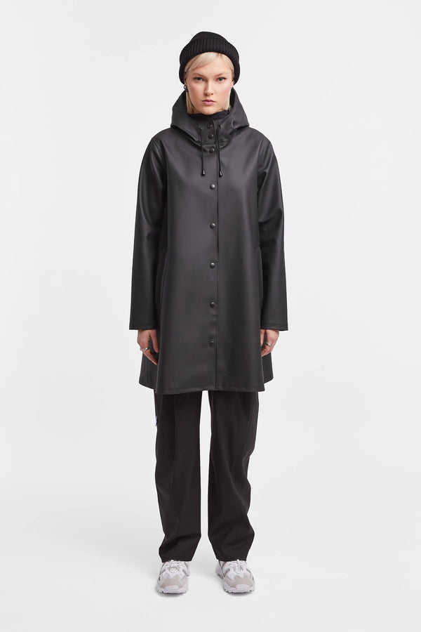 Stutterheim Mosebacke Raincoat Black