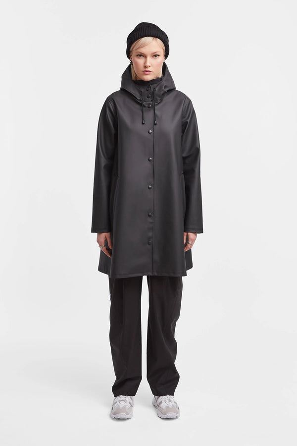 Stutterheim Mosebacke Raincoat Black | LYBSTORE