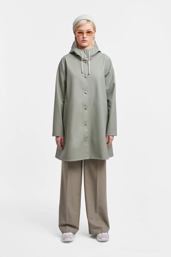 Stutterheim Mosebacke Raincoat Khaki Green