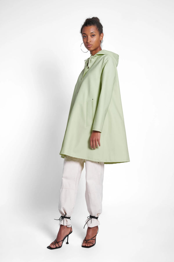 Stutterheim Mosebacke Raincoat Seafoam Green