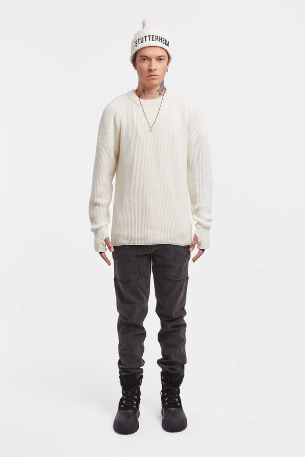 Stutterheim Original Sweater Off-White | Stutterheim