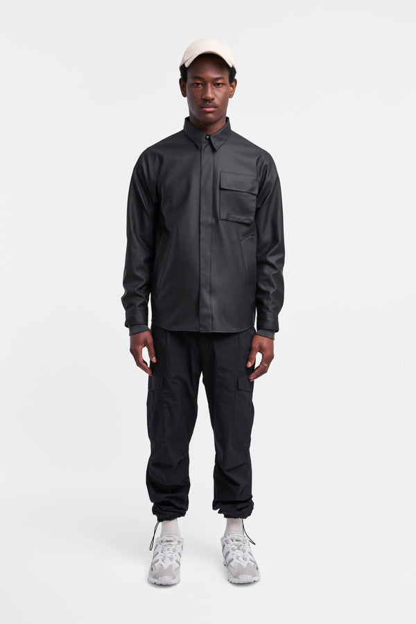 Stutterheim Ringen Overshirt Black | LYBSTORE