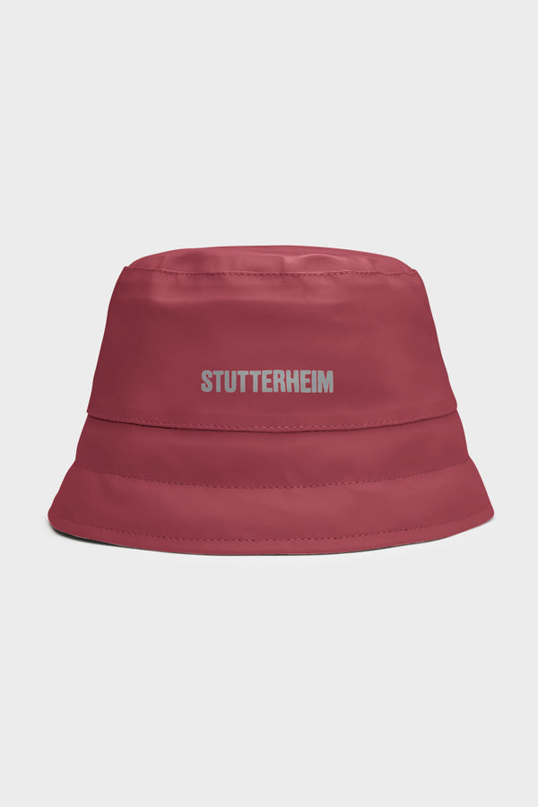 Stutterheim Skärholmen Puffer Bucket Hat Burgundy | Stutterheim