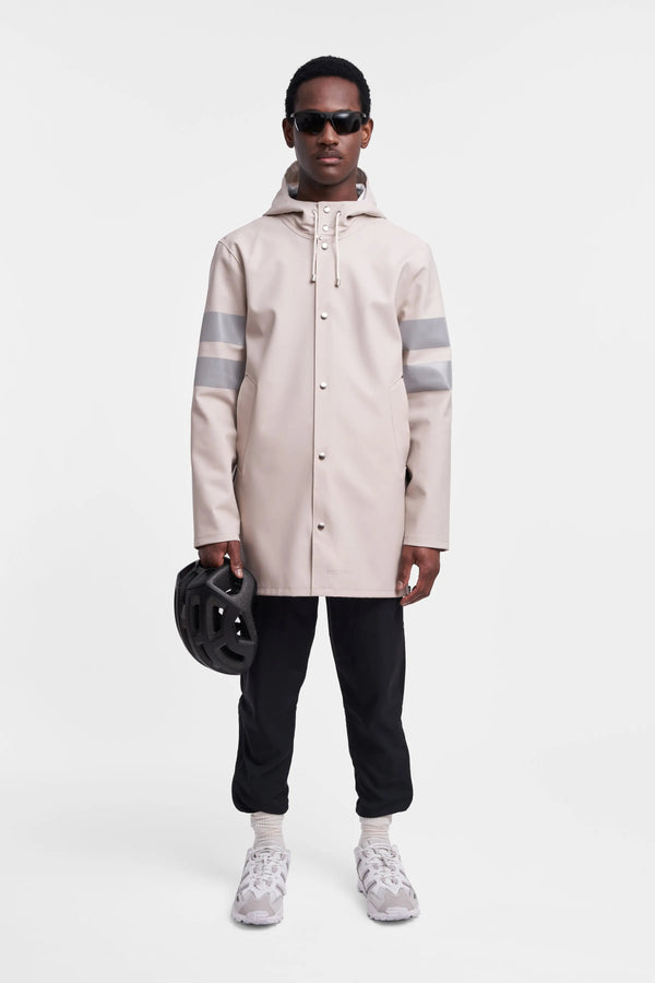 Stutterheim Stockholm Bike Raincoat Light Sand | LYBSTORE