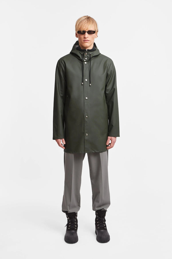 Stutterheim Stockholm Lightweight Raincoat Green | Stutterheim