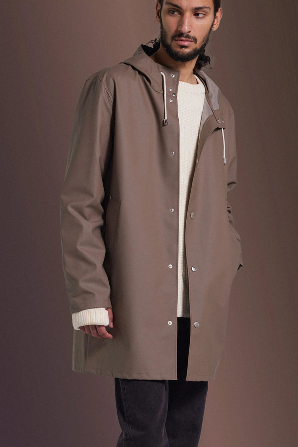 Stutterheim Stockholm Lightweight Raincoat Mole | Stutterheim