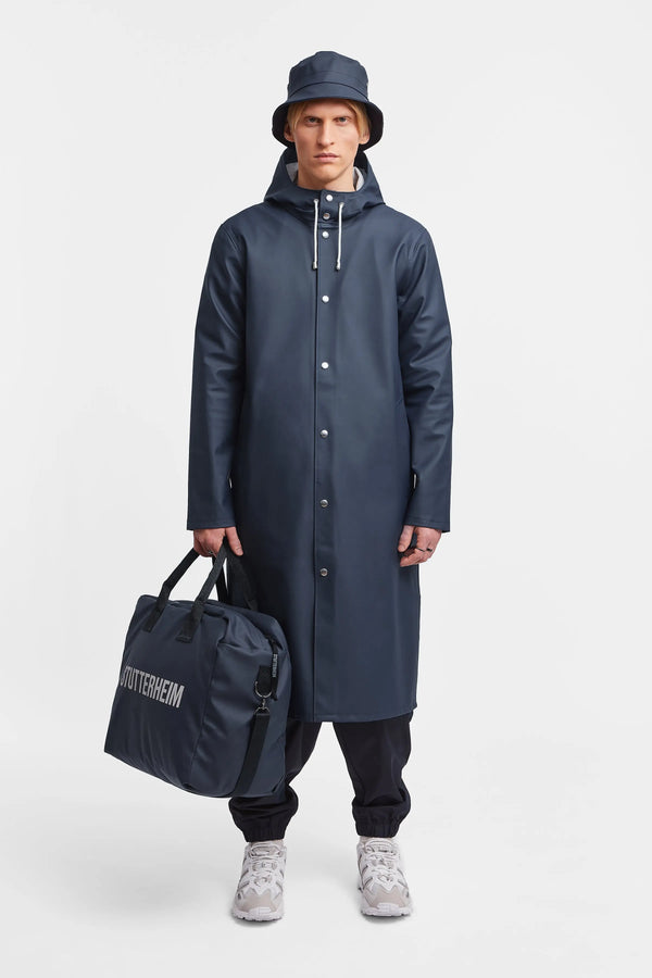 Stutterheim Stockholm Long Raincoat Navy