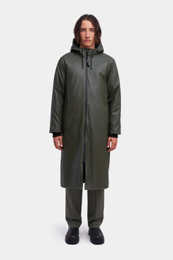 Stutterheim Stockholm Long Winter Jacket Green