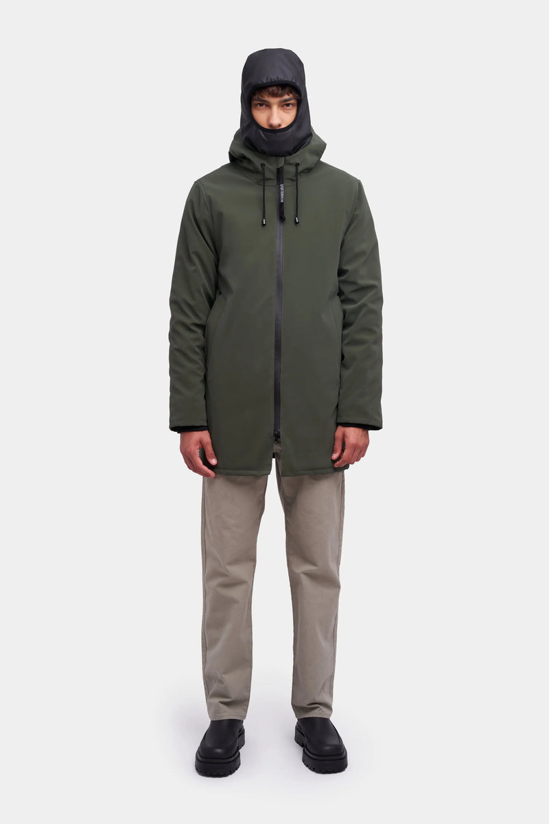 Stutterheim Stockholm Winter Matte Jacket Dark Green