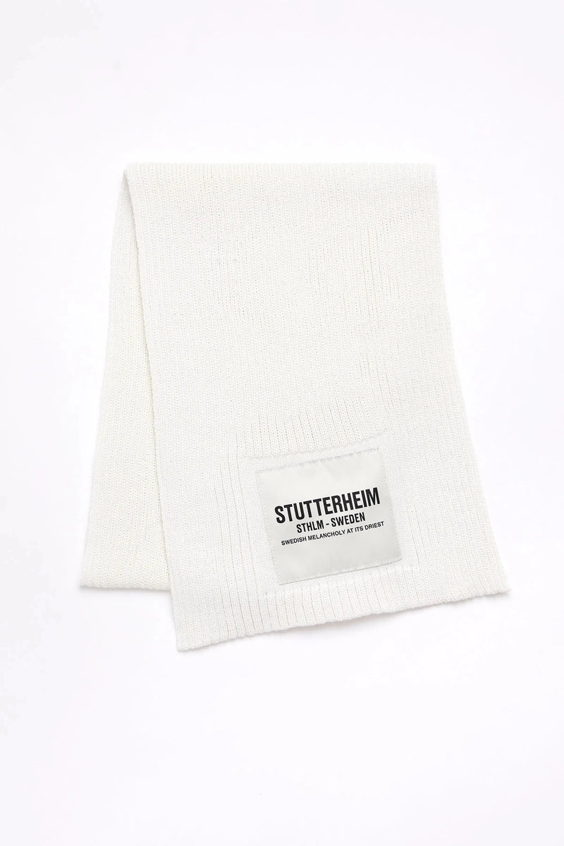 Stutterheim Wrap Scarf Off-White | Stutterheim