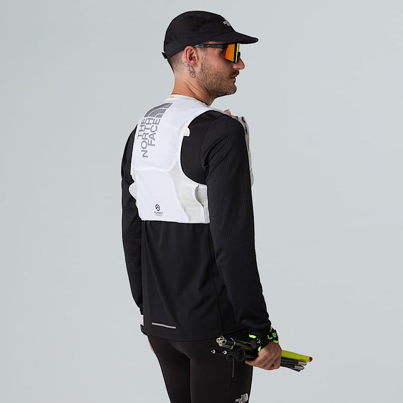 The North Face Summit Run Vest 5l Tnf White-white Ash male