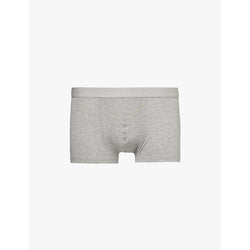 Sunspel Branded waistband stretch-cotton boxer briefs