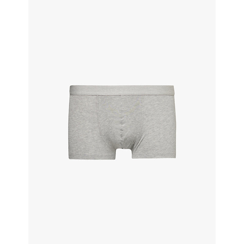 Sunspel Branded waistband stretch-cotton boxer briefs