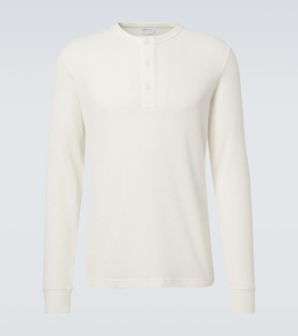 Sunspel Cotton Henley shirt