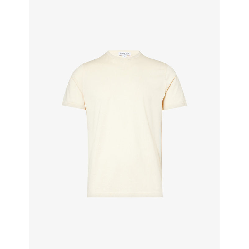  Sunspel Sun crew-neck regular-fit cotton-jersey T-shirt