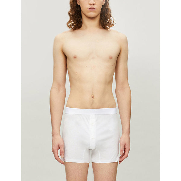 Sunspel Superfine two-button boxer shorts