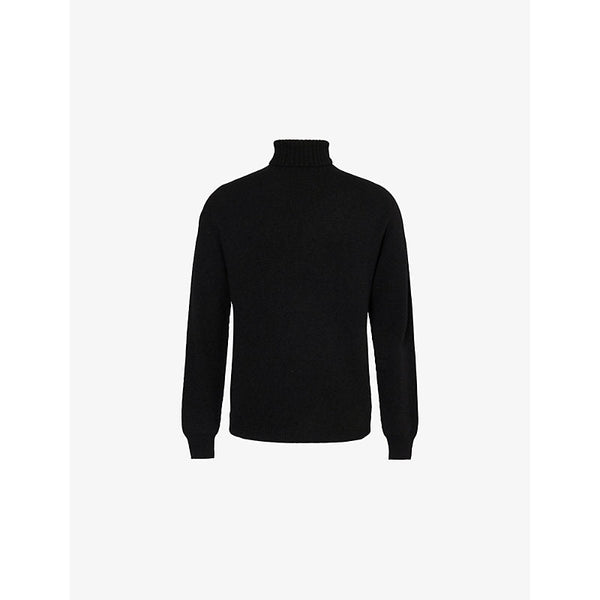 Sunspel Turtleneck ribbed regular-fit wool jumper